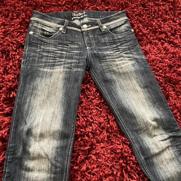 Colombian STUDIO F Premium Skinny Jeans Women 30" x 31" - Picture 2 of 6